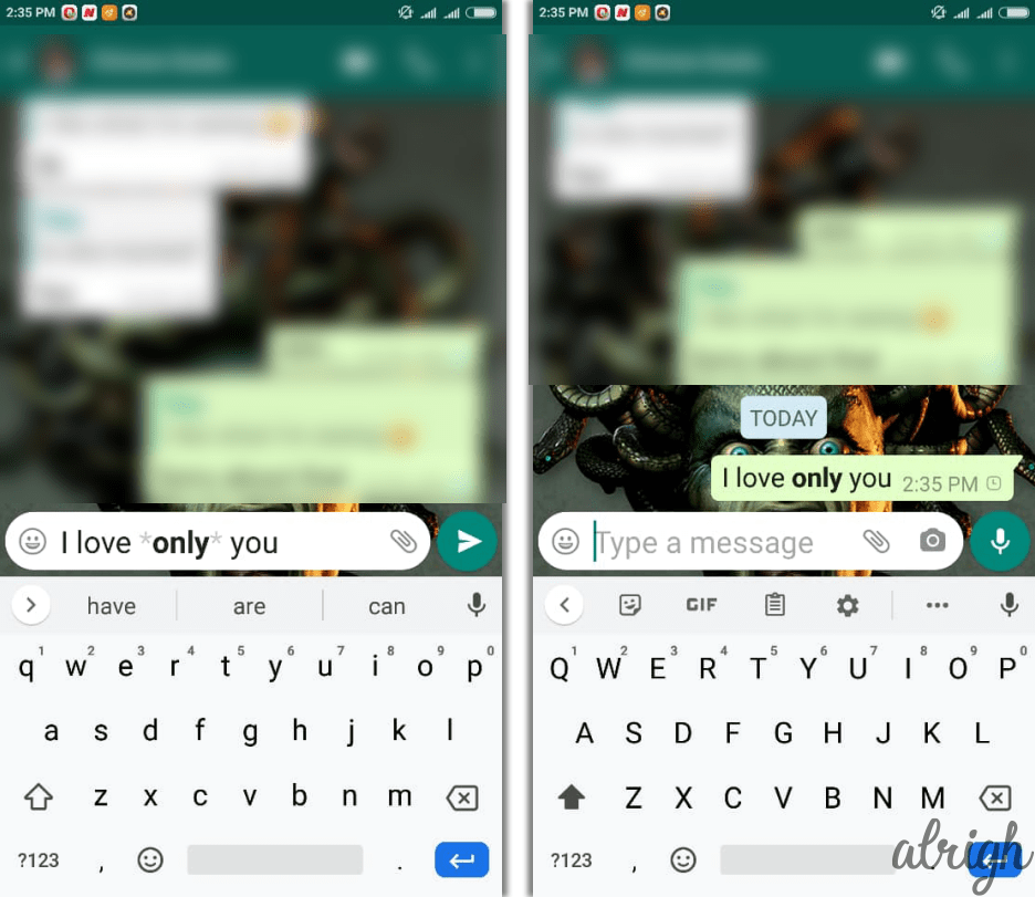 How to Make Text Bold in WhatsApp