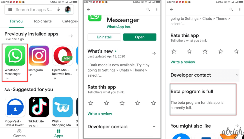 how to join WhatsApp beta