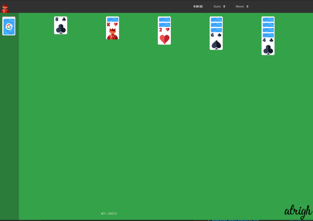 Google Solitaire Game