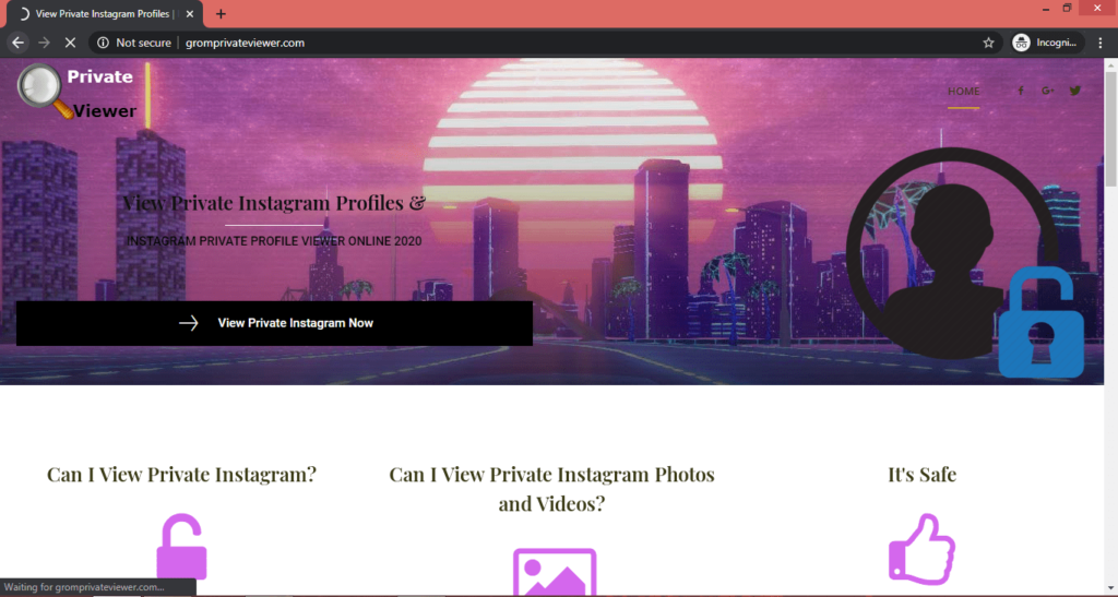 Grom private Instagram viewer