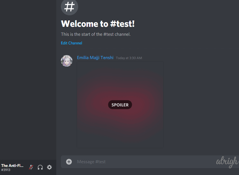 Blur Image or Video in Discord