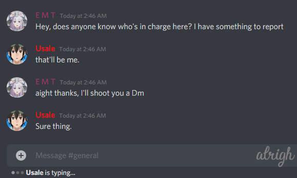 Find whos in charge of the Discord server 3