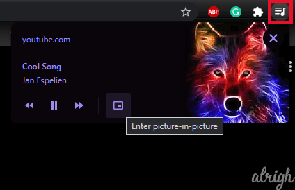 Chrome Media Controls & Picture in Picture Flag