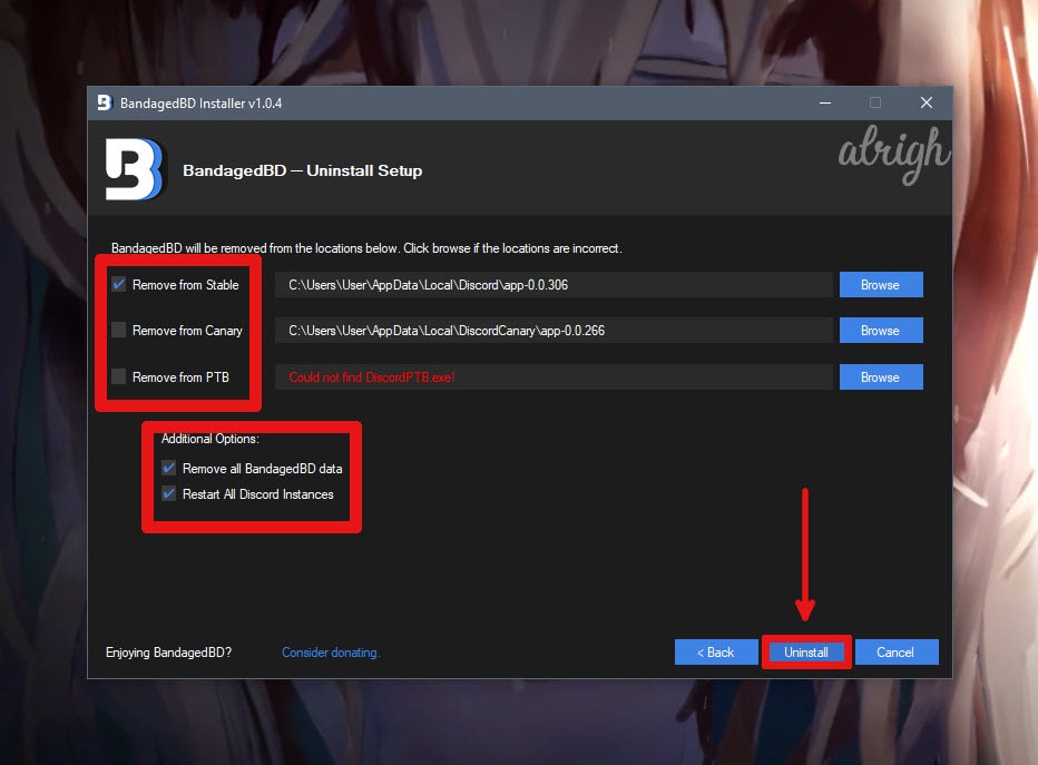 How to Uninstall Better Discord 2