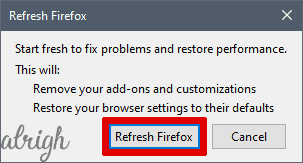Reset Chrome & Firefox Settings to Default To Fix Twitch Black Screen 8