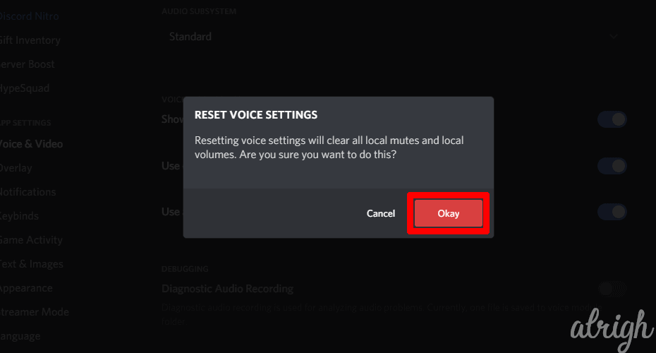 Reset Your Voice Settings in Discord 3