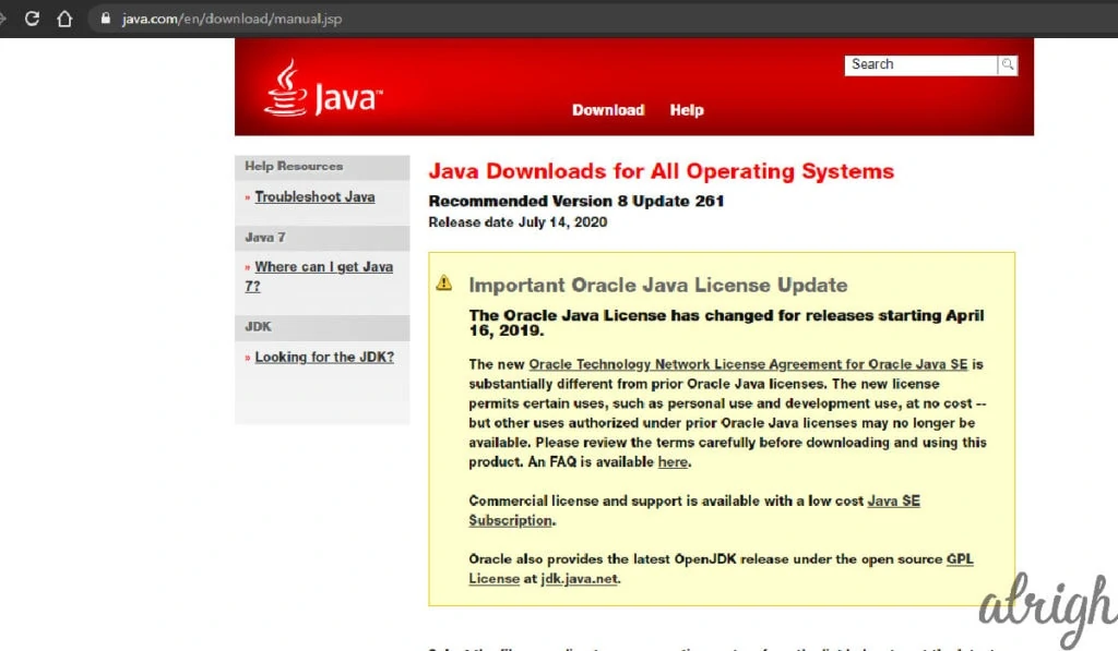 Update Your Java 2