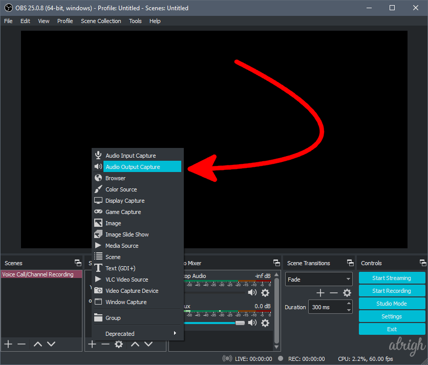 Use OBS To Record Audio On Discord 4