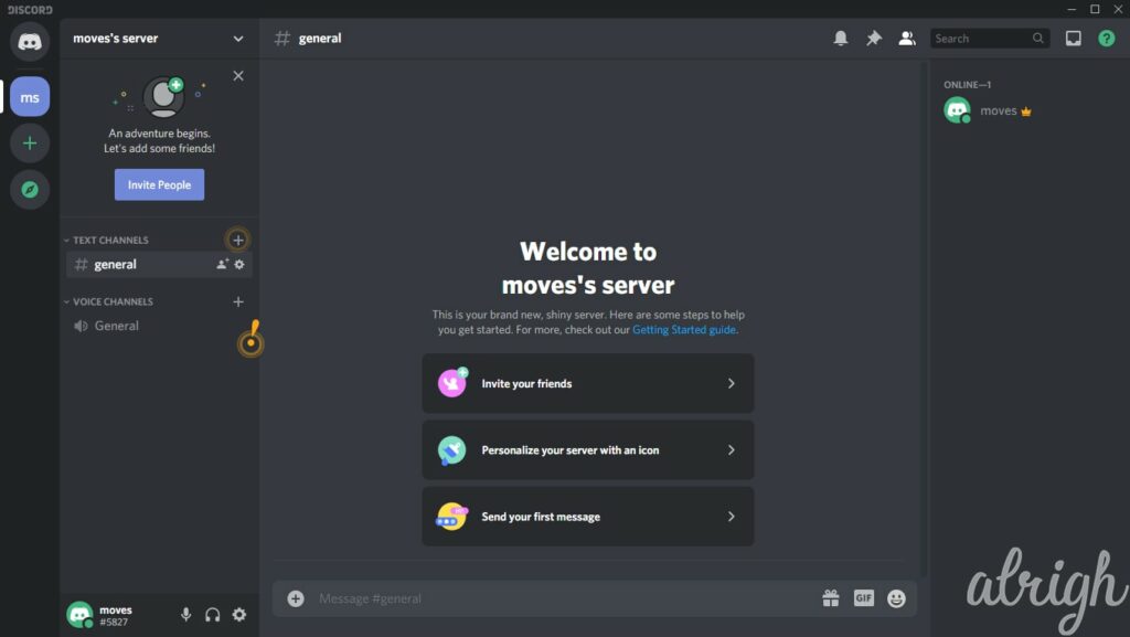image displaying the front page of discord