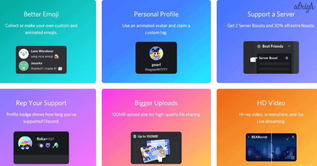Discord's Nitro vs Nitro Classic: Features such as HD videos, Better Emojis, Bigger uploads and more are available.