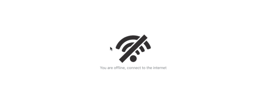 Check your Internet Connection