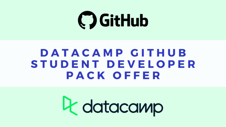 DataCamp GitHub Student Developer Pack